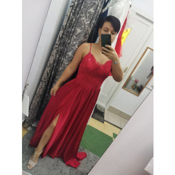 Piros ruha L méretben