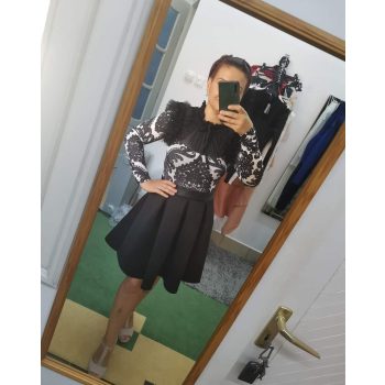 Neoprém szoknya Envy fashion alján csipke 